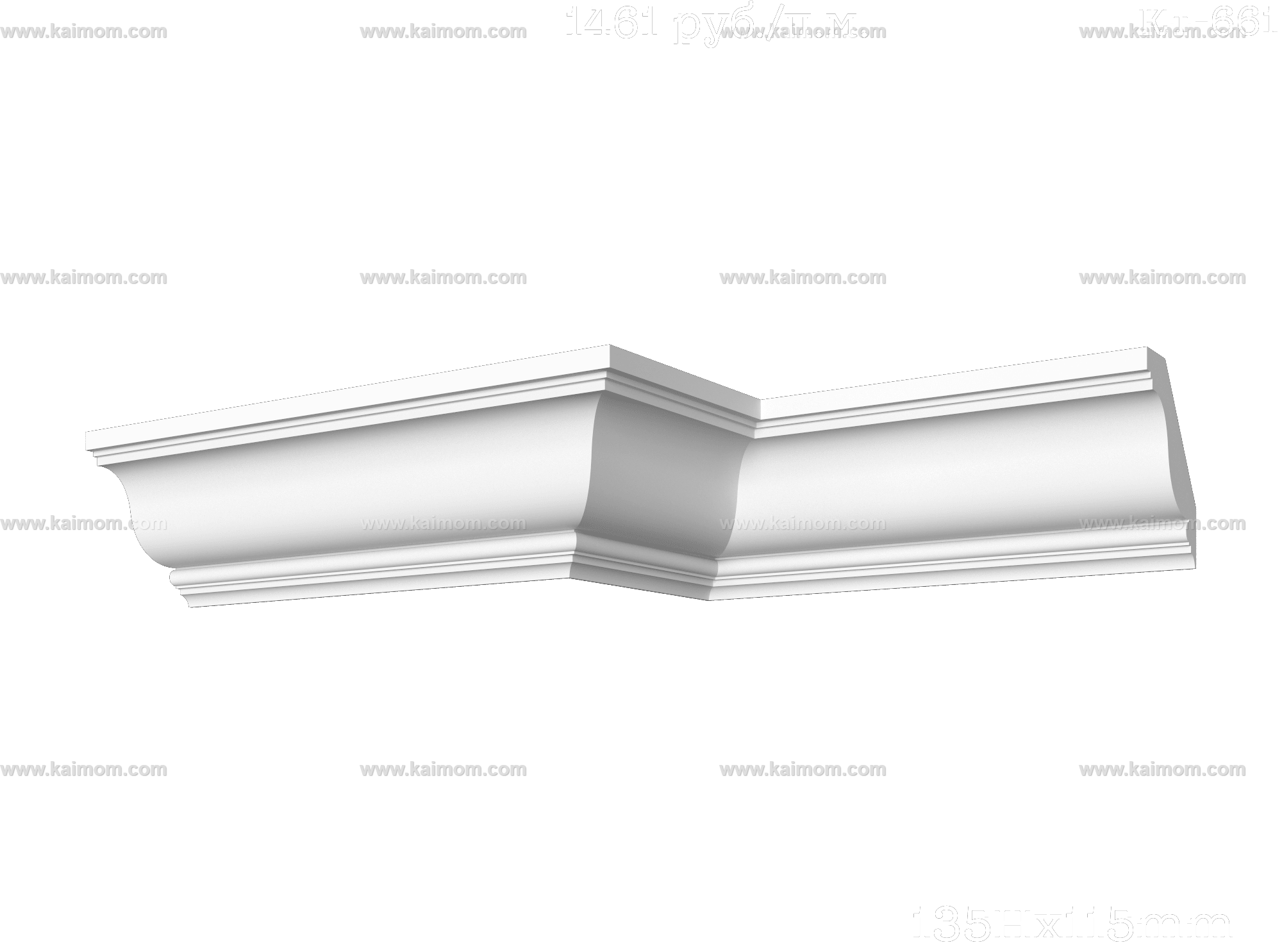 转角石膏线3D模型-1