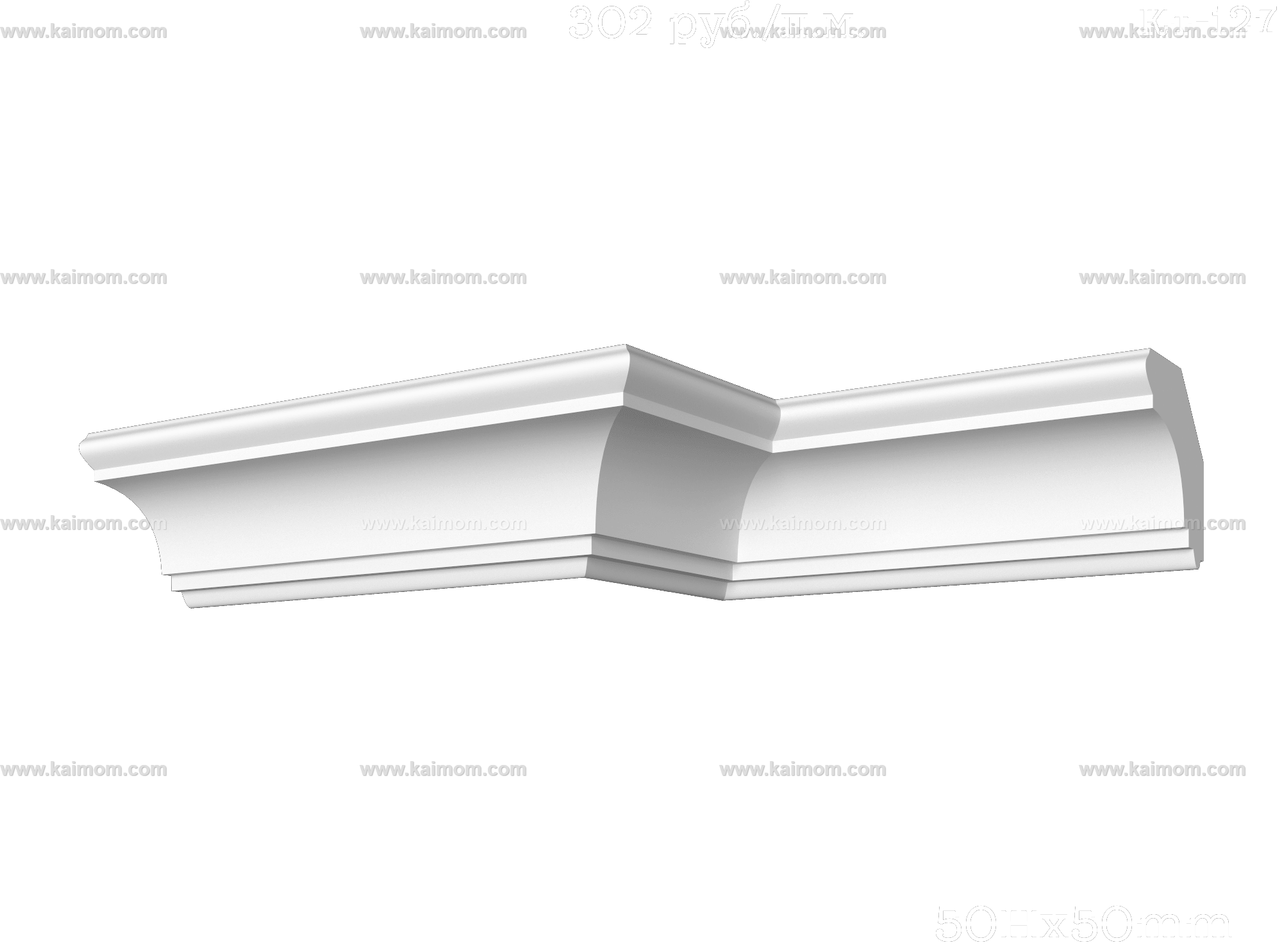 转角石膏线3D模型-1
