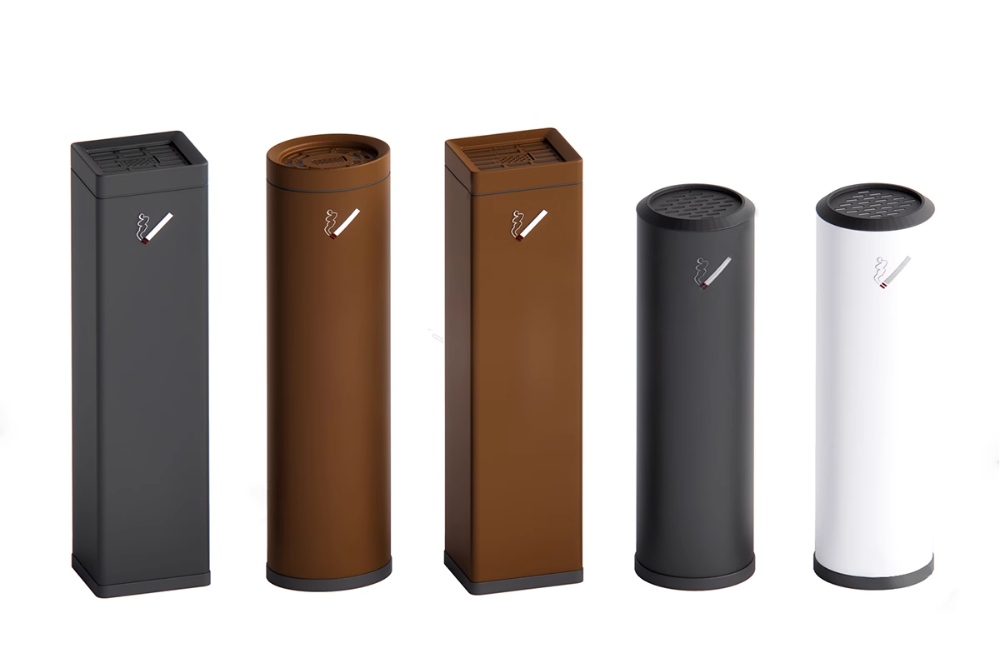 户外垃圾桶SU模型-1