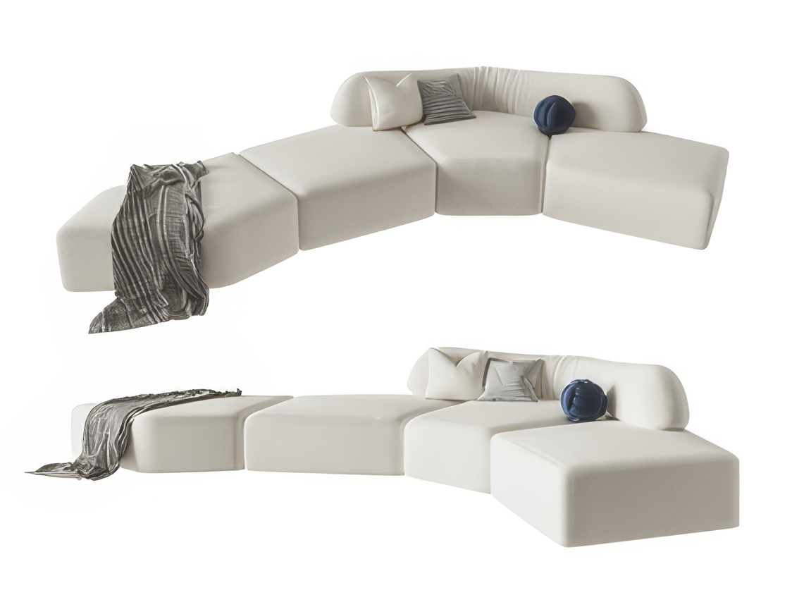 异形沙发3D模型-1