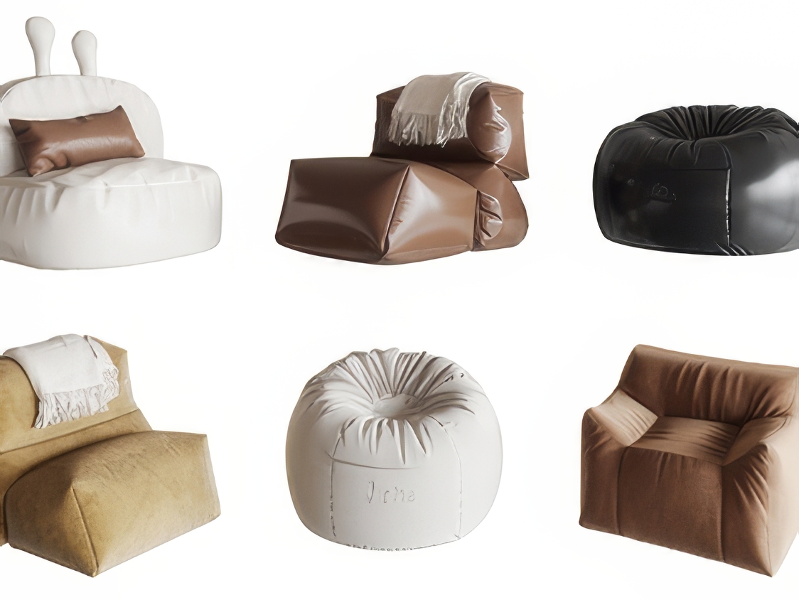 懒人沙发3D模型-1