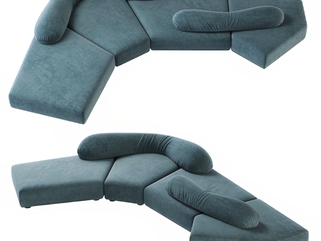 异形沙发3D模型-1