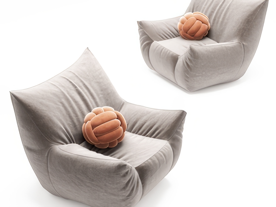 懒人沙发3D模型-1