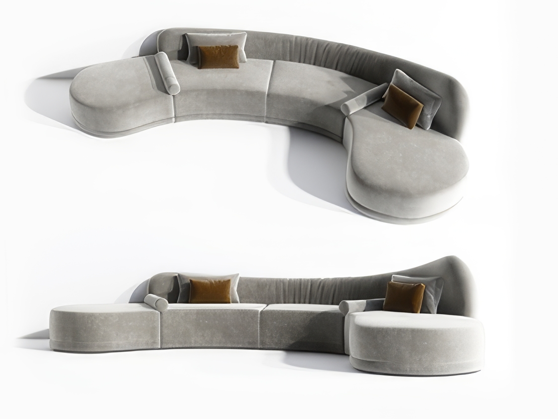 异形沙发3D模型-1