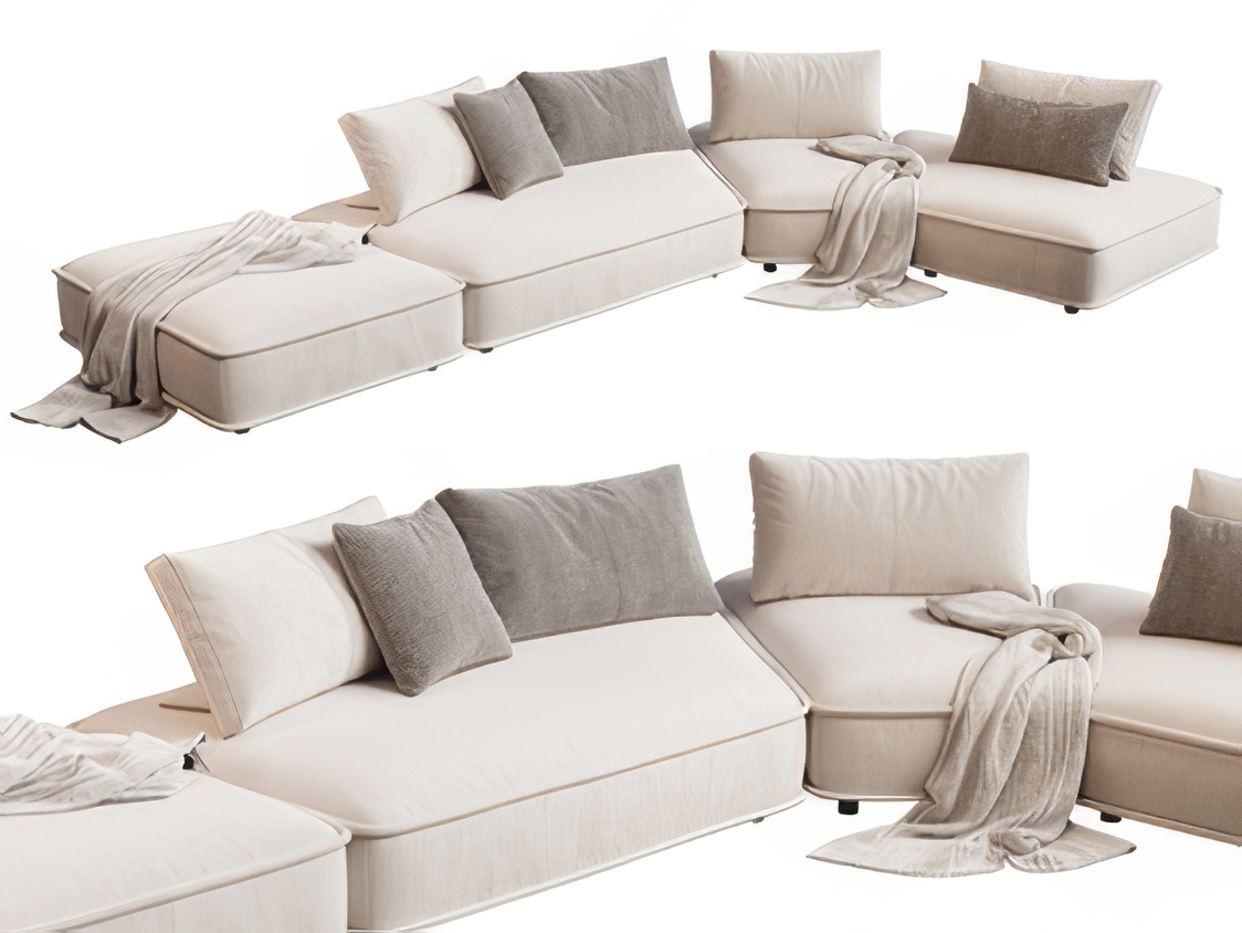 异形沙发3D模型-1