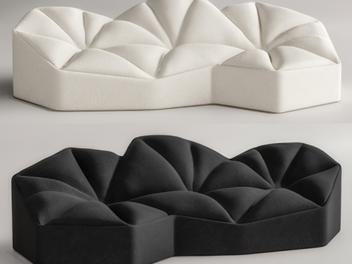 异形沙发3D模型-1