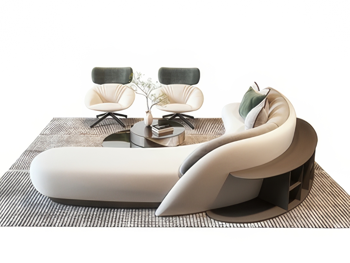 异形沙发3D模型-1