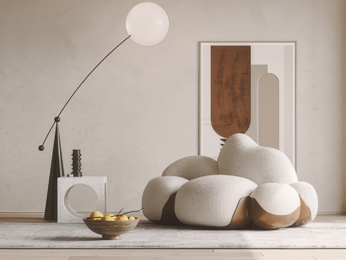 懒人沙发3D模型-1