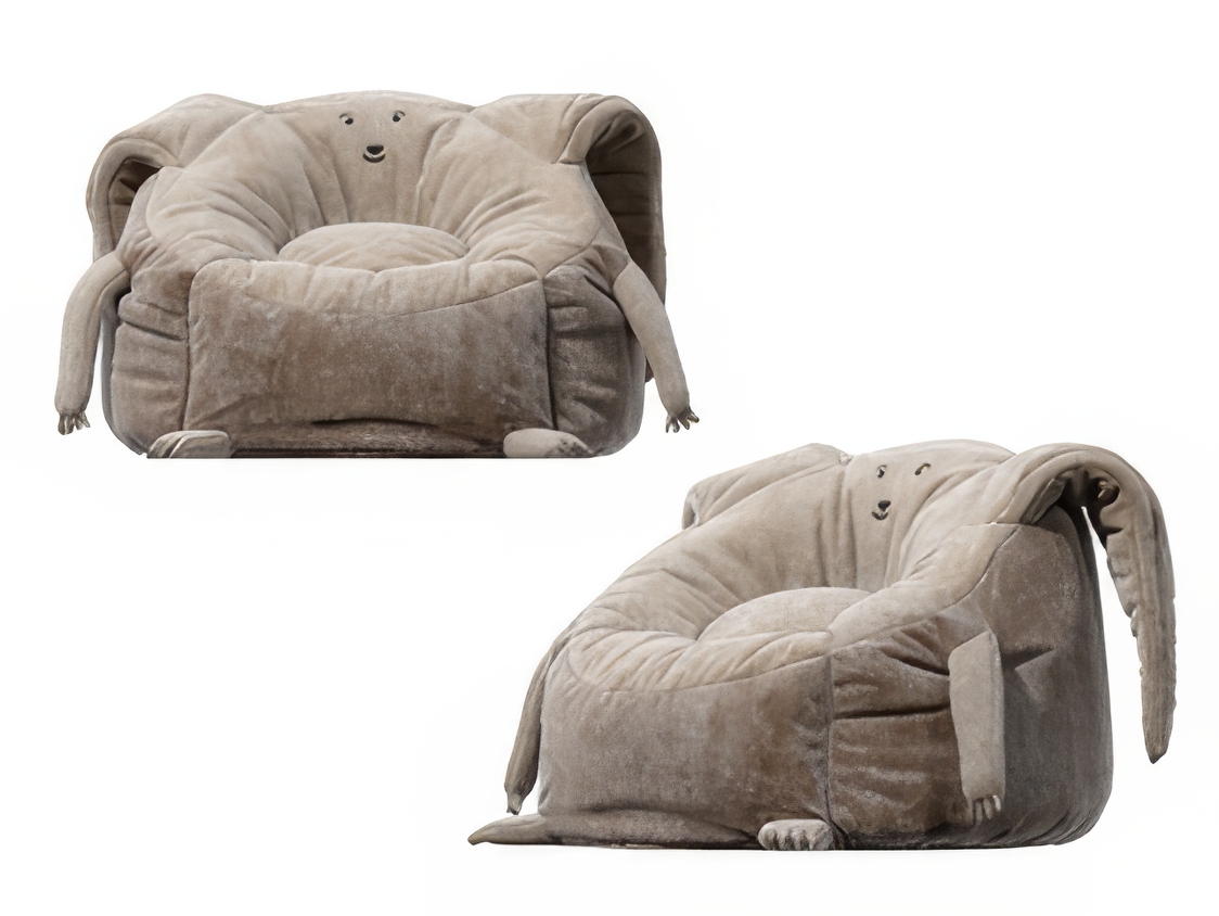 懒人沙发3D模型-1