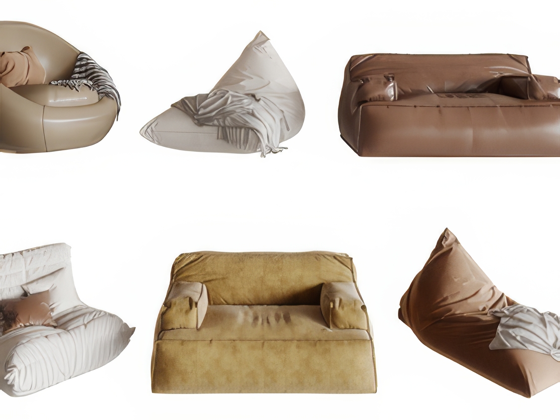 懒人沙发3D模型-1