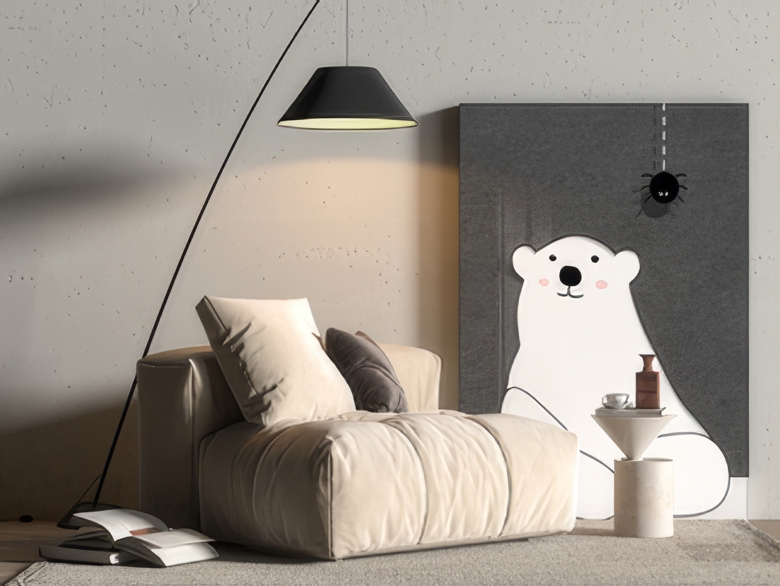 懒人沙发3D模型-1