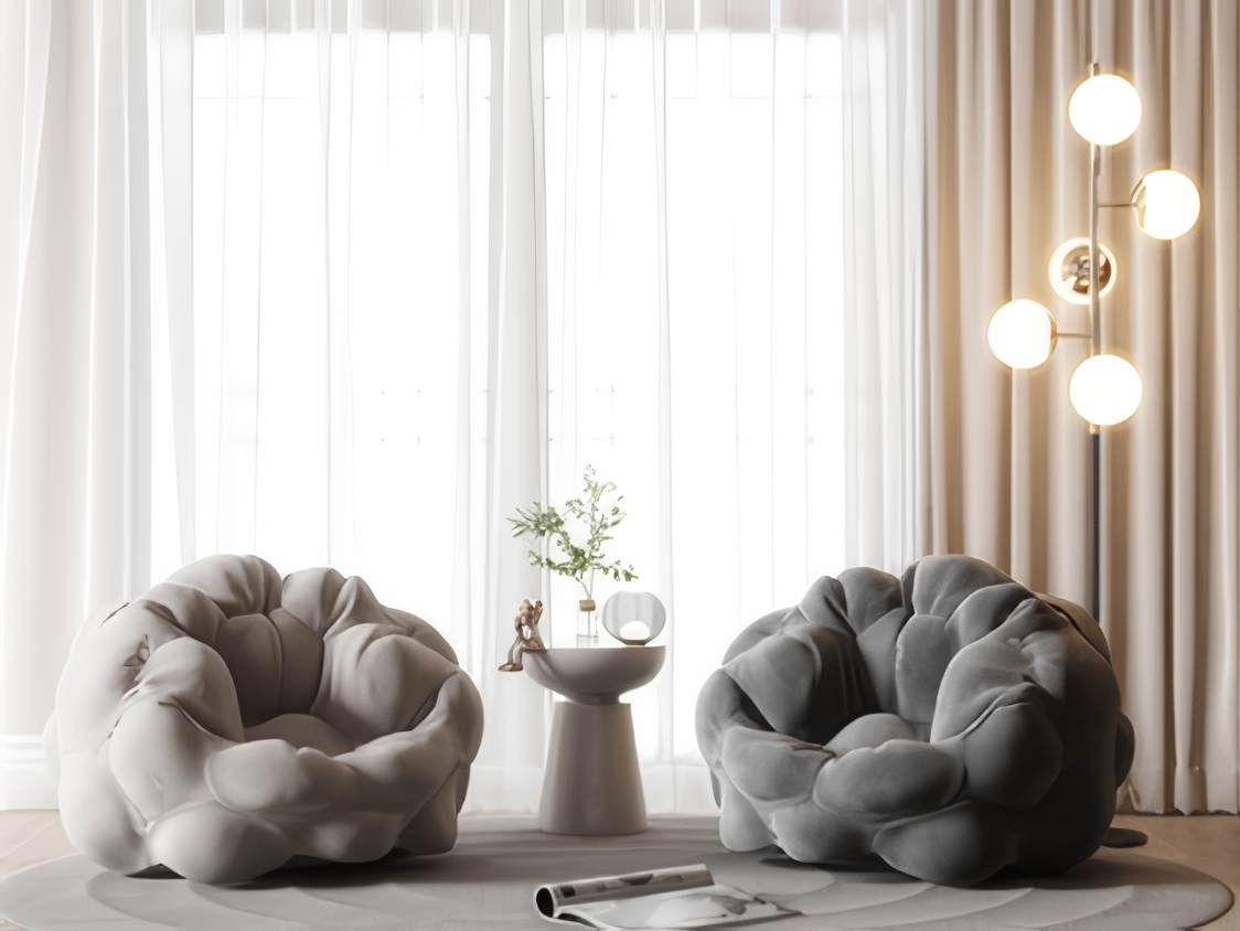 懒人沙发3D模型-1