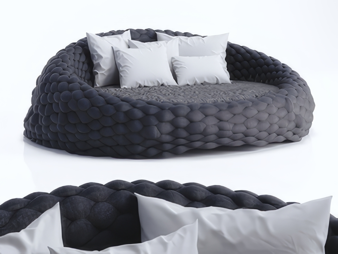 懒人沙发3D模型-1