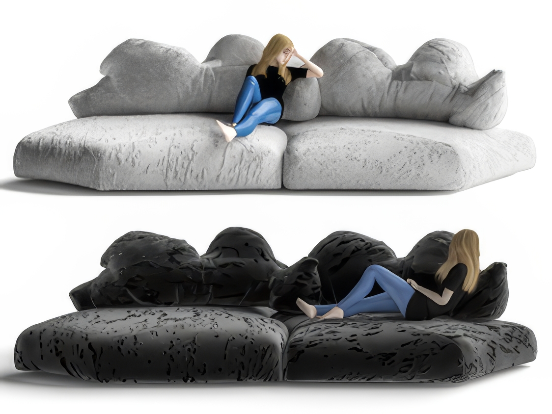 异形沙发3D模型-1