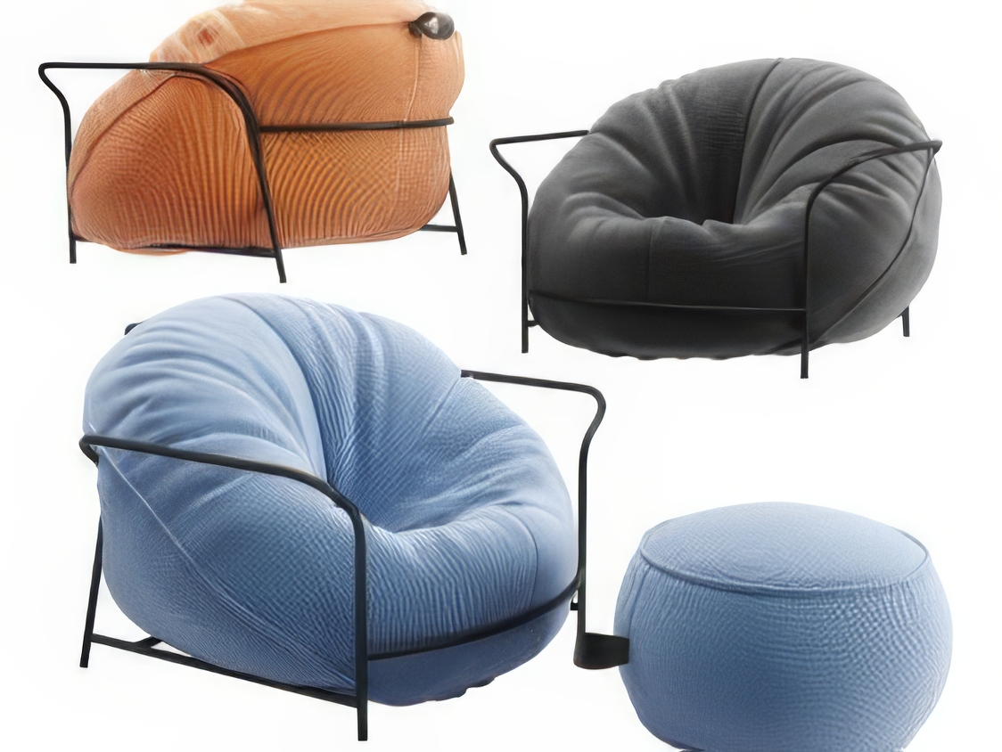 懒人沙发3D模型-1