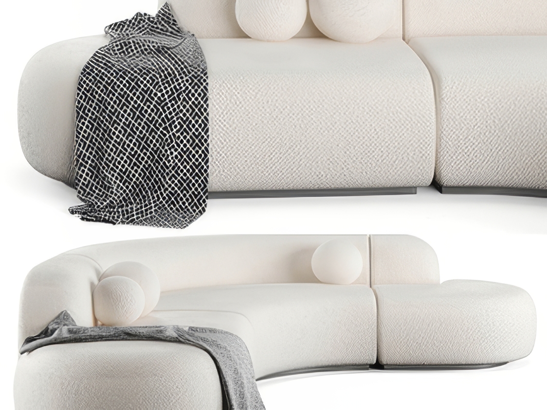 异形沙发3D模型-1