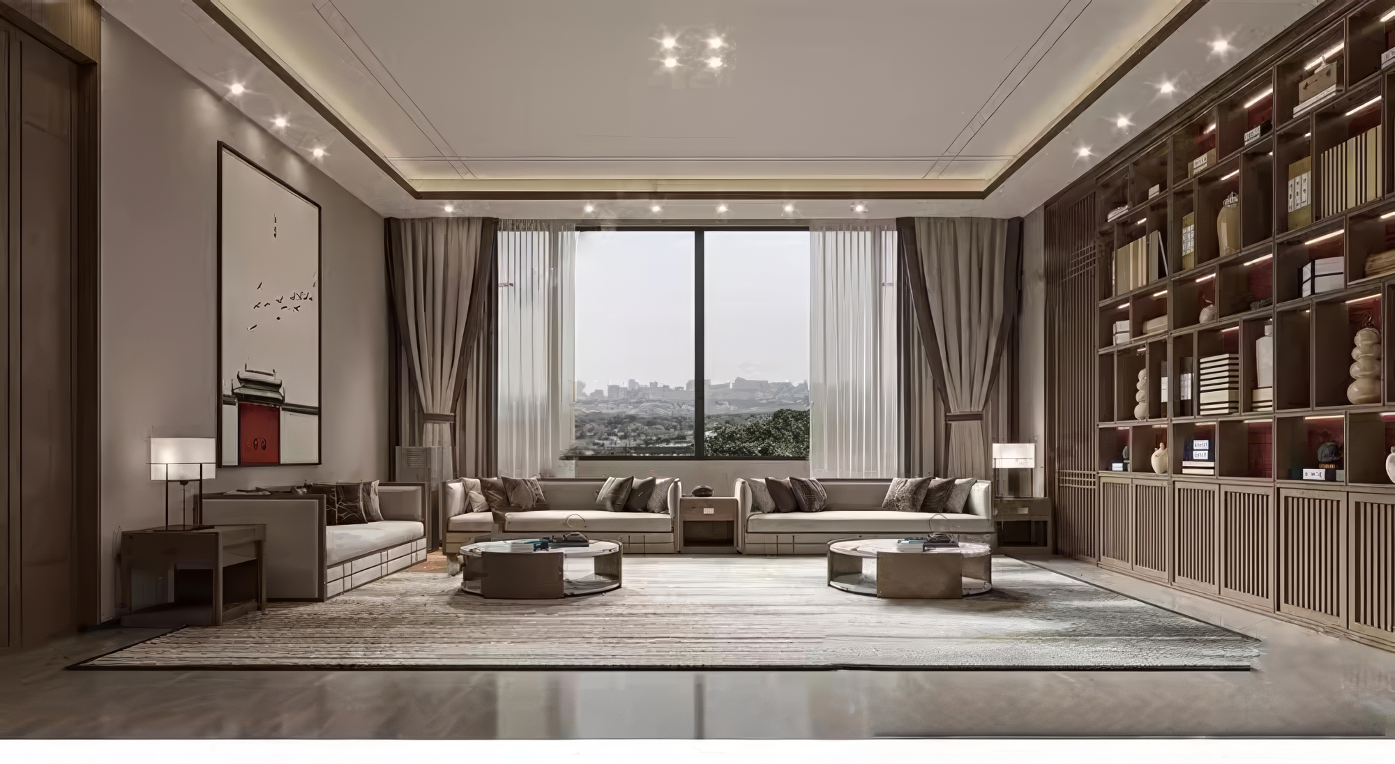 贵宾VIP接待室SU模型-1