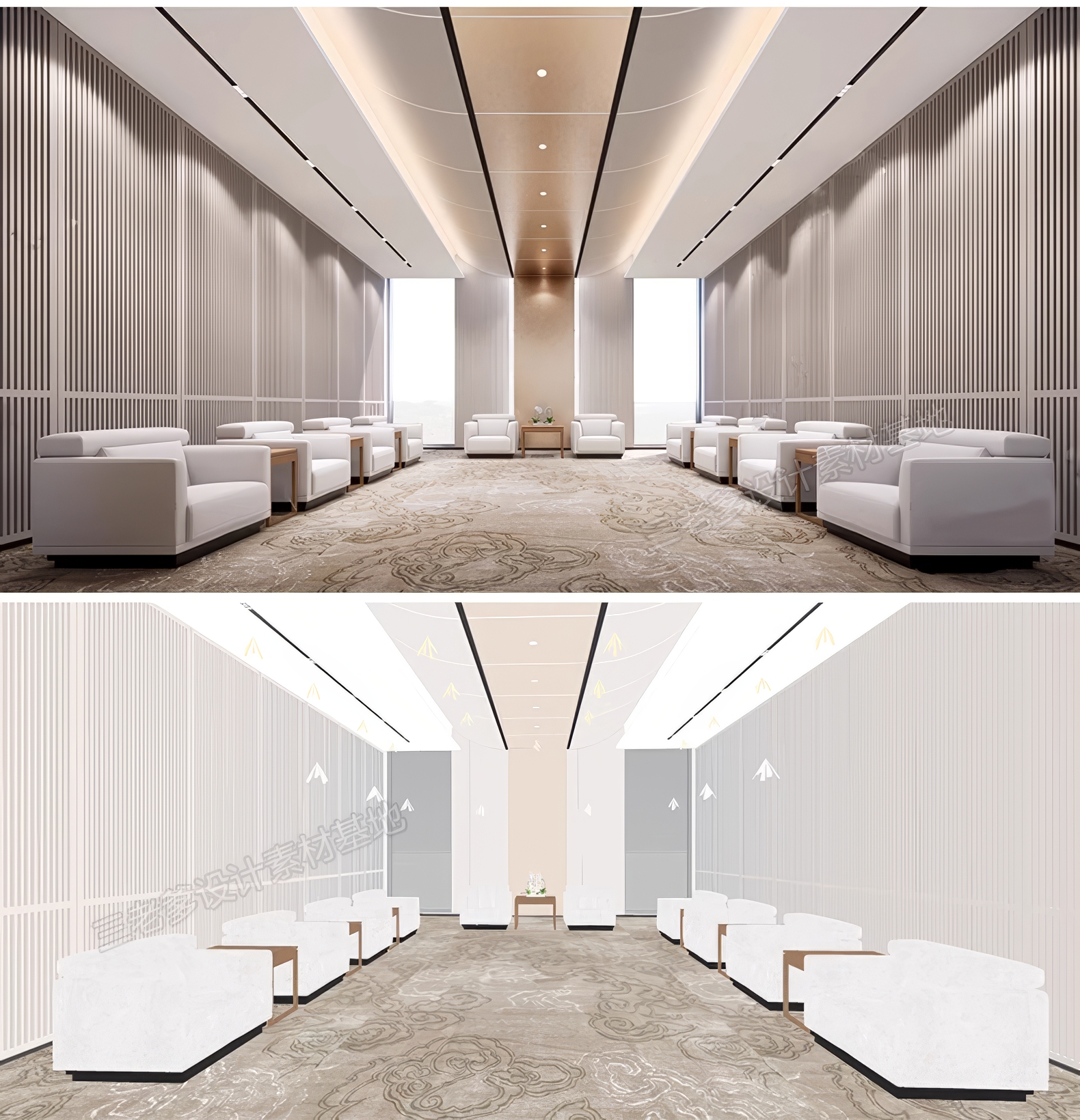 贵宾VIP接待室SU模型-1