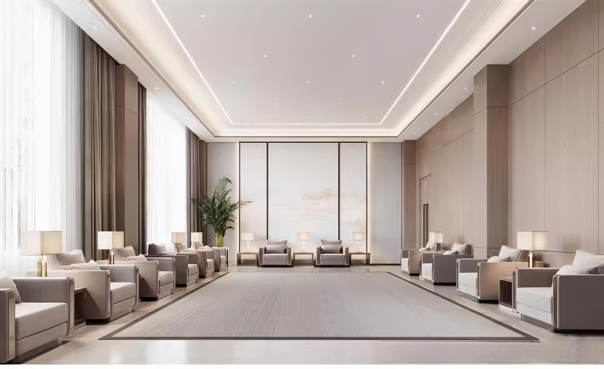 贵宾VIP接待室SU模型-1