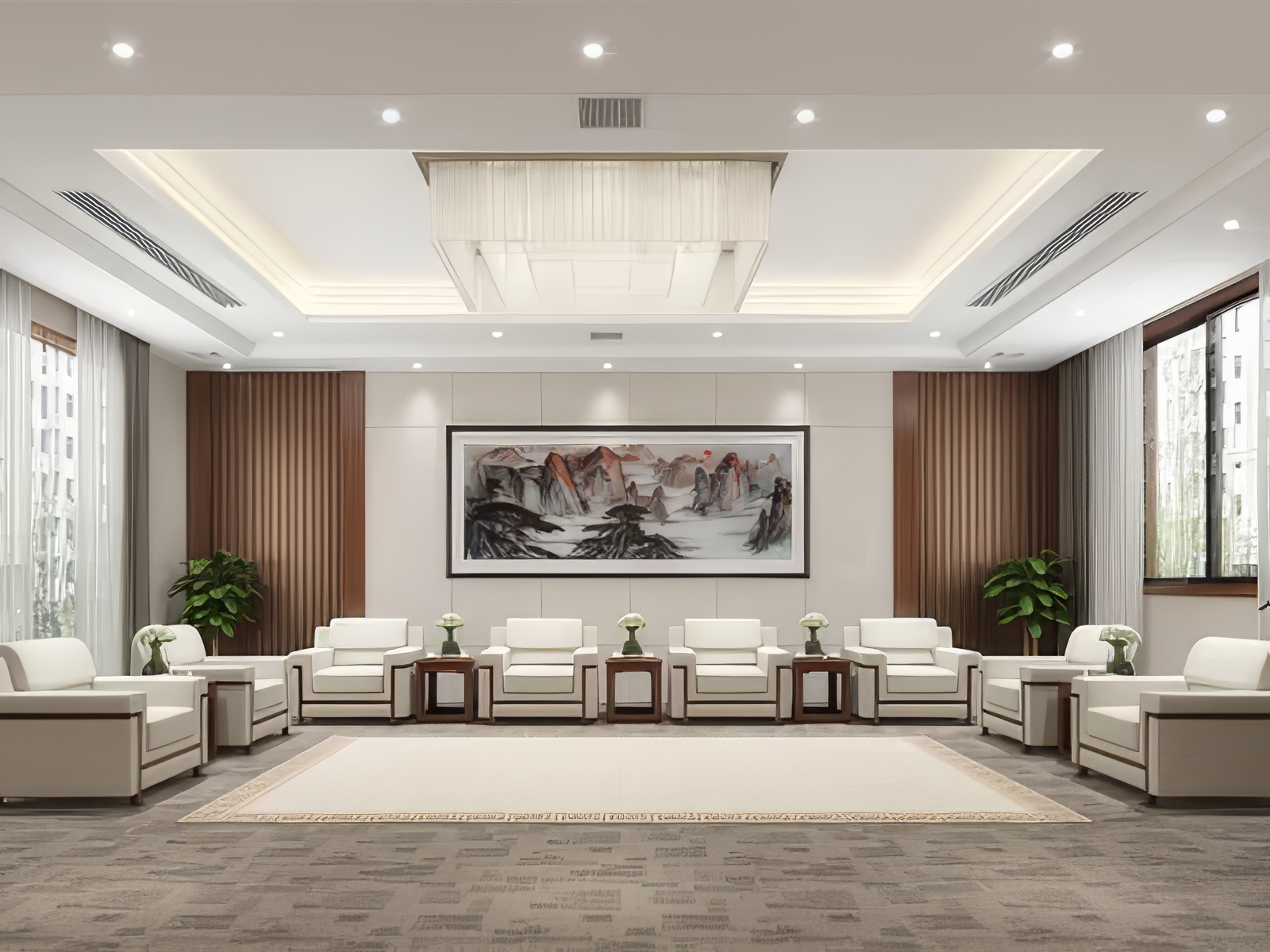 贵宾VIP接待室SU模型-1