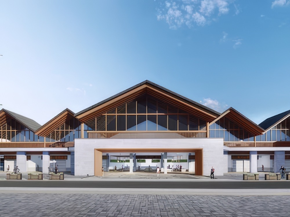 坡屋顶建筑SU模型-1