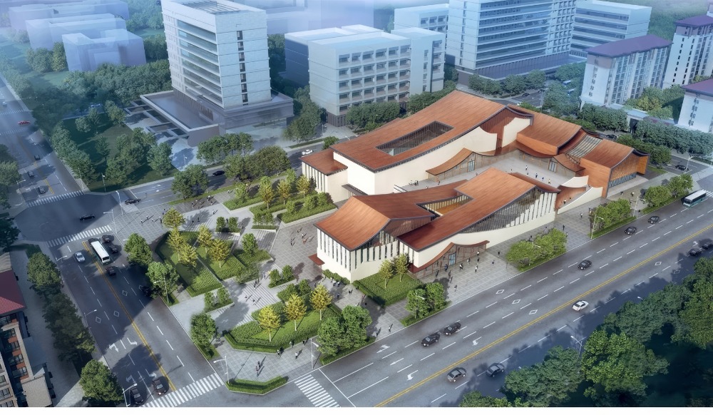 坡屋顶建筑SU模型-1