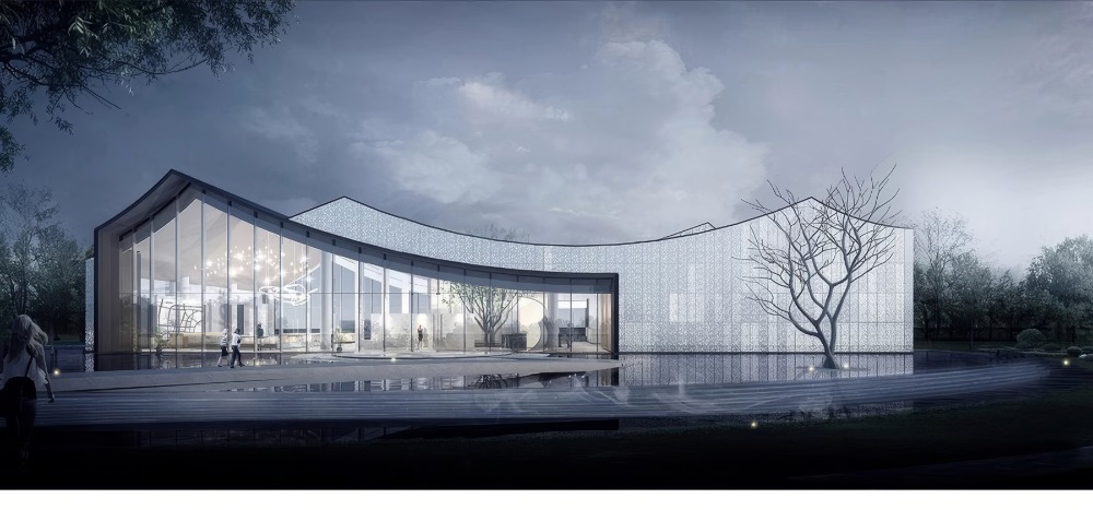 坡屋顶建筑SU模型-1