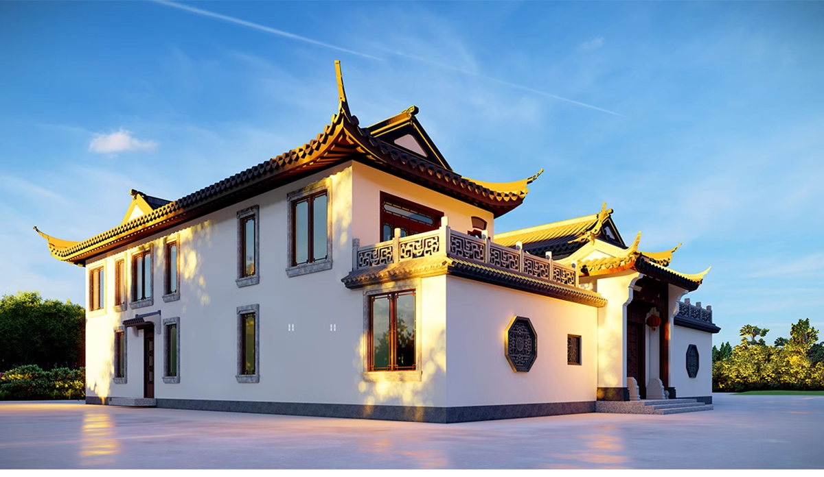 四合院SU模型-2