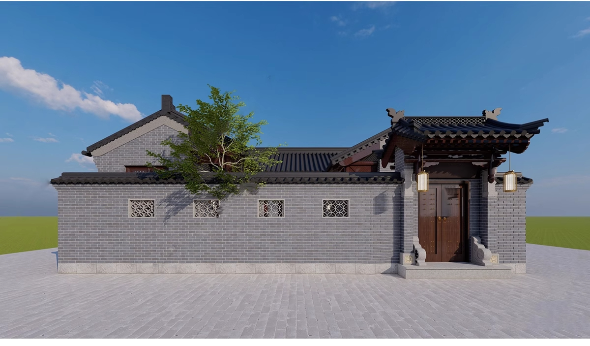 四合院SU模型-1