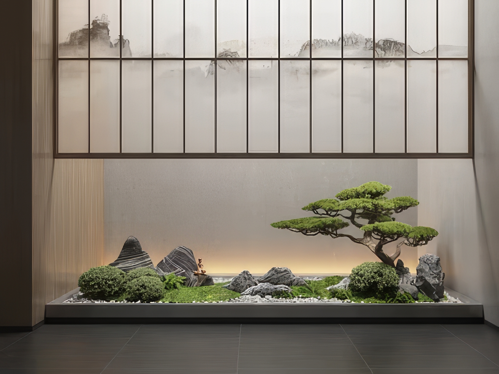 室内造景su模型-1