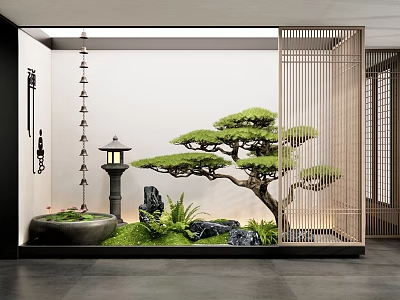 室内造景su模型-1